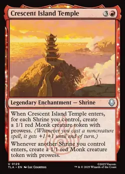 Crescent Island Temple Avatar: The Last Airbender NM MTG Non-Foil - Image 1