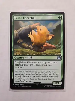 Sazh's Chocobo - Final Fantasy - LP - Uncommon - Creature - MTG - Image 1
