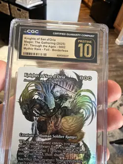 4475 Knights of San d'Oria 2025 MTG Final Fantasy CGC Pristine 10 Pop 3 🔥 - Image 4