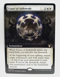 Court of Ardenvale - Extended Art - Wilds of Eldraine Commander - Magic MTG - Image 1