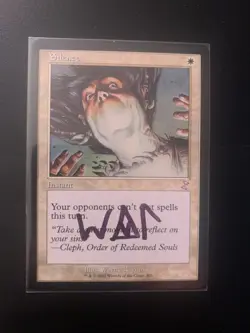 Silence mtg artist Proof - TS Artist Wayne Reynolds signed - Image 1