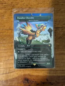 Paradise Chocobo Birds of Paradise (Borderless Foil) FINAL FANTASY P 0483 MTG NM - Image 1