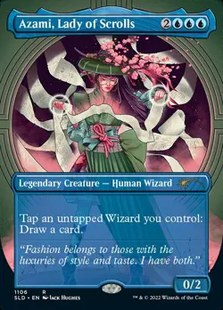 Azami, Lady of Scrolls - Foil - Borderless x1 - Secret Lair Drop Series - NM-Min - Image 1