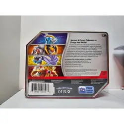 Pokemon TCG Paradox Rift Tin Raging Bolt EX Iron Crown EX - Image 2