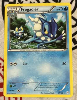 Pokemon TCG Frogadier Card 47/162 Breakthrough Regular - Image 1