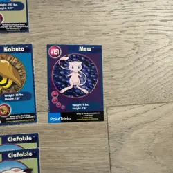 Burger King Pokemon PokeTrivia 1999 Mewtwo strikes back Lot 48 Cards Inc. MEW - Image 2