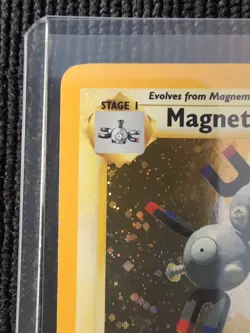Pokemon TCG Magneton Base Set 2 9/130 Holo Rare Unlimited NM - Image 3
