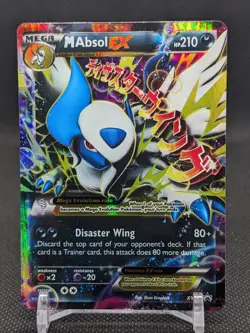 Pokemon TCG: M Absol EX XY63 Black Star Promo Moderately Played - Image 1