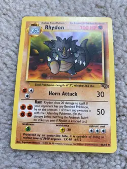 RHYDON 45/64 1999 Jungle Pokemon TCG NM CONDITION NICE! - Image 1