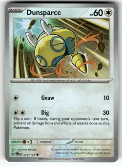 Dunsparce (Master Ball Pattern) 079/131 SV: Prismatic Evolutions NM Pokemon Card - Image 1