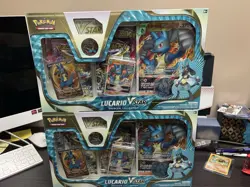 Pokemon TCG Lucario VSTAR Premium Collection Box X2 Fusion Strike 820650851247 - Image 1