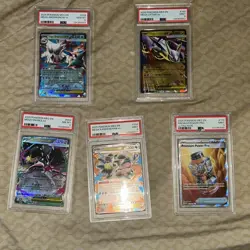Pokemon TCG PSA Graded Cards Set of 5 (All 9s and 8 and 1 PSA 10s) - Image 1