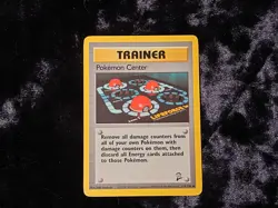 Pokemon Center Base Set 2 Regular Pokemon TCG Lightly Played - Image 1