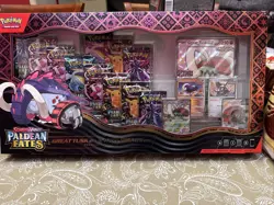 Pokemon: Paldean Fates Great Tusk ex & Iron Treads ex Premium Collection IN HAND - Image 1