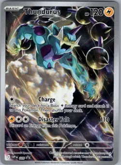 Pokemon Card Thundurus 209 Black Star Promo - Near Mint - Image 1