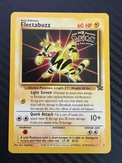 Pokemon TCG Black Star Promo 2 Electabuzz Movie Promo WB Stamped VLP - Image 1