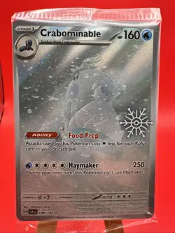 Pokemon TCG Holiday Calendar 2025 #149/142 Crabominable ❄ - Image 1