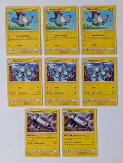 8 FORBIDDEN LIGHT SET CARDS, MAGNEZONE FULL LINE, POKEMON CARD TCG BUNDLE JOBLOT - Image 1