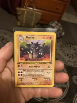 Pokemon TCG Jungle #45/64 Rhydon - 1st Edition - Image 1