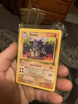 Pokemon TCG Jungle #45/64 Rhydon - 1st Edition - Image 3