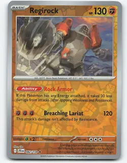 Regirock #082/159, Reverse Holo Pokemon card - Image 1