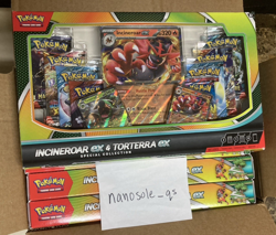 Pokemon Incineroar & Torterra ex Special Collection Box 2025 Lot of 5 - Image 2