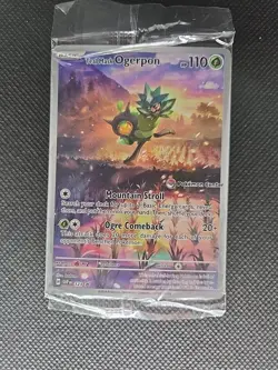 Pokemon TCG Teal Mask Ogerpon SVP 123 Black Star Promo Pokemon Center Exclusive - Image 3