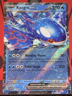 Kyogre EX 178 Sv: Scarlet & Violet Promo Holo Pokemon TCG 2024 NM - Image 3