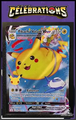 Carte Pokemon Pikachu Volant VMAX 007/025 EB7.5 Celebrations 25 ans FR - Image 1