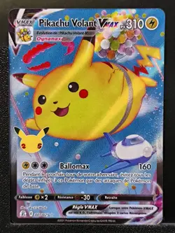 Carte Pokemon Pikachu Volant VMAX 007/025 EB7.5 Celebrations 25 ans FR - Image 2