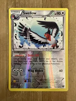 Swellow - 103/146 - Rare - Reverse Holo NM, English Pokemon XY Base Set - Image 1