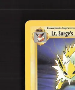 Lt. Surge's Jolteon 28/132 Gym Challenge Rare Pokemon Card MP - Image 3
