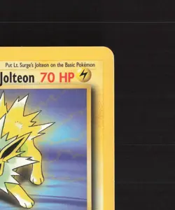 Lt. Surge's Jolteon 28/132 Gym Challenge Rare Pokemon Card MP - Image 4