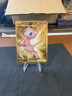 Pokemon TCG Mew EX 151 Gold Metal Promo Card 205/165 Ultra Rare - Image 1