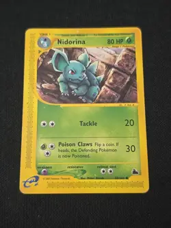 Nidorina 83/144 Skyridge Regular WOTC Vintage 2003 Pokemon TCG Light Played - Image 1