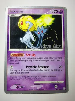 Pokemon Uxie 43/146 Legends Awakened World Championships 2010 Rare - Image 1