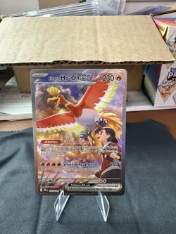 Pokemon TCG Ethan's Ho-Oh EX Sir 230/182 Destined Rivals Mint/Nm Condition - Image 1