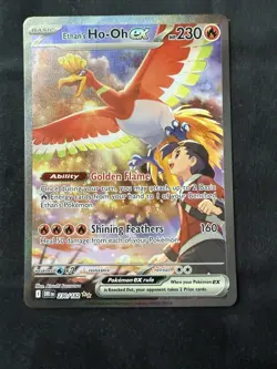 Pokemon TCG Ethan's Ho-Oh EX Sir 230/182 Destined Rivals Mint/Nm Condition - Image 2
