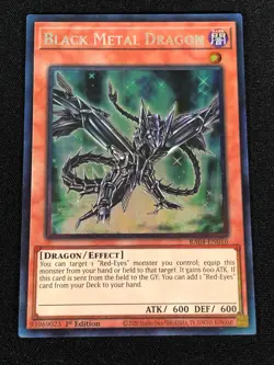 Yugioh Black Metal Dragon RA04-EN016 1st Collectors (NM) - Image 1