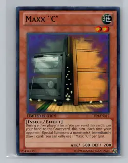 Yu-Gi-Oh! Maxx "C" Super Rare Limited Edition #CT09-EN012 11213 - Image 1