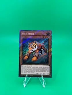 Yu-Gi-Oh! Test Tiger RA03-EN189 Platinum Secret Rare - Image 1