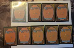 MTG Misprints, Blank front, Print Error, Misalignment, Lack of color. 9 cards. - Image 2