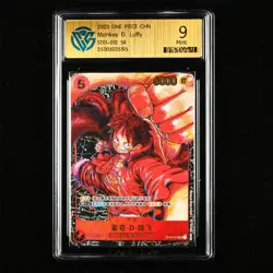 CCG Mint 9 2023 ONE PIECE CHN .TCG Card ST01-012 SR Monkey D. Luffy - Image 1