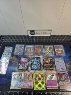 Lot of 7 Pokemon Illustration Rares + More! Lot of 19 cards total! - Image 1