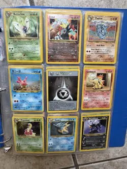 60+ Card Pokemon TCG Vintage Card Binder Lot 1995-2001 - Image 1