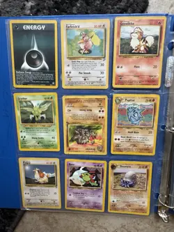 60+ Card Pokemon TCG Vintage Card Binder Lot 1995-2001 - Image 2