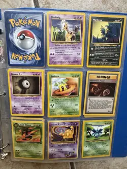 60+ Card Pokemon TCG Vintage Card Binder Lot 1995-2001 - Image 3