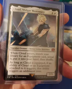 Final Fantasy MTG Magic the Gathering Card Lot (Buster Sword, Cloud, Cid) - Image 3