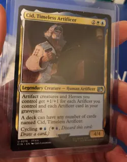 Final Fantasy MTG Magic the Gathering Card Lot (Buster Sword, Cloud, Cid) - Image 4