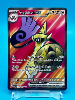 Aegislash Ex - Paradox Rift #230 - Ultra Rare Holo Pokemon Card - Near Mint - Image 1